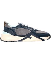 Fendi - Color Blocked Low Top Trainers - Lyst