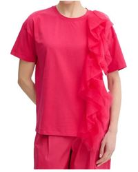 Twinset - Ruffled T-Shirt - Lyst