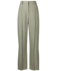 Brunello Cucinelli - High-Waist Tailored Trousers - Lyst