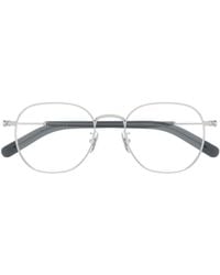 Montblanc - Eyewear Round Frame Glasses - Lyst