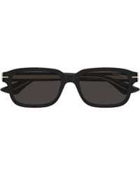 Montblanc - Eyewear Rectangular Frame Sunglasses - Lyst