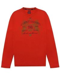 Armani Jeans - Logo Long-Sleeved T-Shirt - Lyst