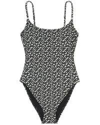 Tory Burch - Printed Swimsuit - Lyst