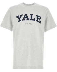 Sporty & Rich - Logo Crew Neck T-Shirt - Lyst