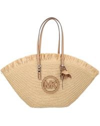 Michael Kors - Michael Isa Large Hand-Crocheted Fan Tote Bag - Lyst