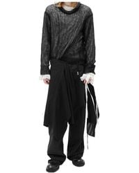 Ann Demeulemeester - Levar Crew Neck High Comfort Sweater - Lyst