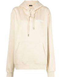 Jacquemus - Le Sweatshirt Embroidered Logo Hoodie - Lyst