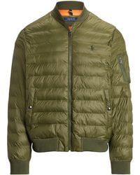Ralph Lauren - Padded Bomber Jacket - Lyst
