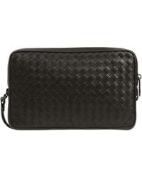 Bottega Veneta - Logo Clutch - Lyst
