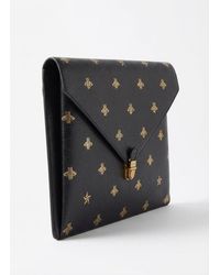 Gucci - Bee Print Clutch - Lyst