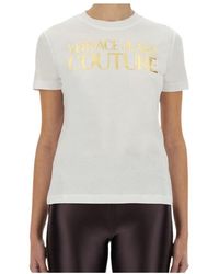 Versace Jeans Couture - Couture Logo Printed Crewneck T-Shirt - Lyst