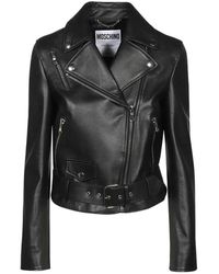 Moschino - Leather Jackets - Lyst