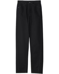 Lemaire - Logo Patch Wide-Leg Jeans - Lyst