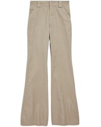 Balenciaga - Mid-Waisted Flared Pants - Lyst