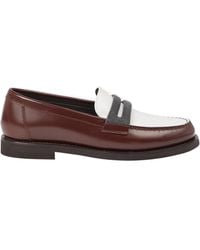 Brunello Cucinelli - Precious Clamp Minimal Penny Loafers - Lyst