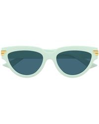 Bottega Veneta - Eyewear Cat Eye Frame Sunglasses - Lyst