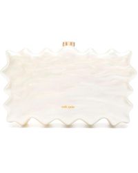 Cult Gaia - Paloma Logo Prined Clutch Bag - Lyst