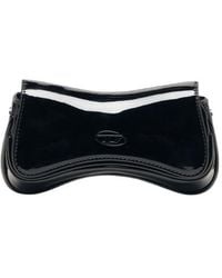 DIESEL - Small Logo-Plaque Crossbody Bag - Lyst