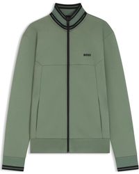 BOSS - Zipper Sweatshirt - Lyst