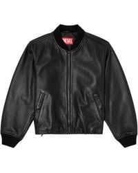 DIESEL - L-Ilyan Zipped Bomber Jacket - Lyst