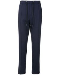 KENZO - Piped-Trim Drawstring Waist Trousers - Lyst