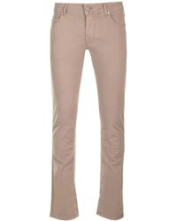 Jacob Cohen - Nick Mid-Rise Slim-Fit Trousers - Lyst