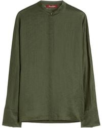 Max Mara - Long-Sleeved Cotton Shirt - Lyst