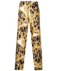 Versace - Printed Casual Pants - Lyst