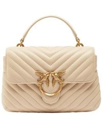 Pinko - Lady Love Puff Chevron Mini Crossbody Bag - Lyst