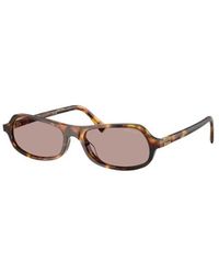 Miu Miu - Eyewear Miu Regard Geometric Frame Sunglasses - Lyst