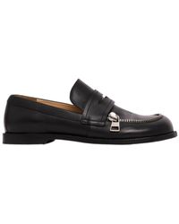 JW Anderson - Leather Biker Moccasin - Lyst