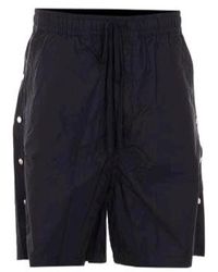 Thom Krom - Snap Detail Drawstring Shorts - Lyst