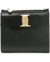 Ferragamo - Ferragamo Vara Bow Compact Wallet - Lyst
