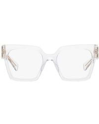 Miu Miu - Eyewear Square Frame Glasses - Lyst