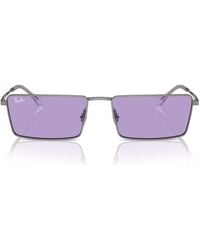 Ray-Ban - Emy Rectangular Sunglasses - Lyst