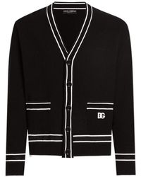 Dolce & Gabbana - Oversized Cotton Piqué Cardigan With Buttons - Lyst