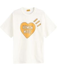 Human Made - Heart-Logo Cotton T-Shirt - Lyst