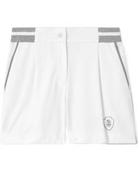 Brunello Cucinelli - Logo-Patch Track Shorts - Lyst