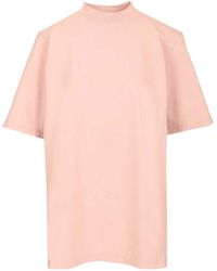 The Attico - The Logo Embroidered Oversized T-Shirt - Lyst