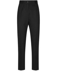 Dolce & Gabbana - Tailored Pinstripe Wool Pants - Lyst