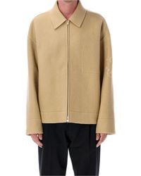 Jil Sander - Relaxed Fit Zip-Up Jacket - Lyst