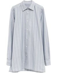 Maison Margiela - Striped Straight Hem Shirt - Lyst