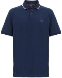 BOSS - Short-Sleeved Polo Shirt - Lyst