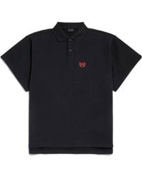 Balenciaga - Laurel Classic Short Sleeved Oversized Polo Shirt - Lyst