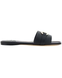 Ferragamo - Flat-Bottomed Sandals - Lyst