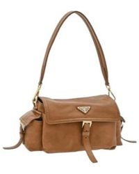 Prada - Explore Medium Nappa Leather Shoulder Bag With Flap - Lyst