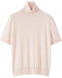 Loro Piana - Short-Sleeved Turtleneck Sweater - Lyst