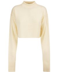 Sportmax - Crewneck Long-Sleeved Jumper - Lyst