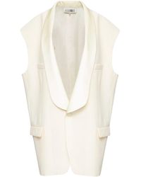 MM6 by Maison Margiela - Sleeveless Gilet - Lyst