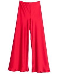 Norma Kamali - Elephant Bias-Cut Wide-Leg Trousers - Lyst